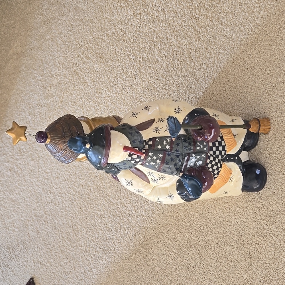 Williraye snowman cookie jar